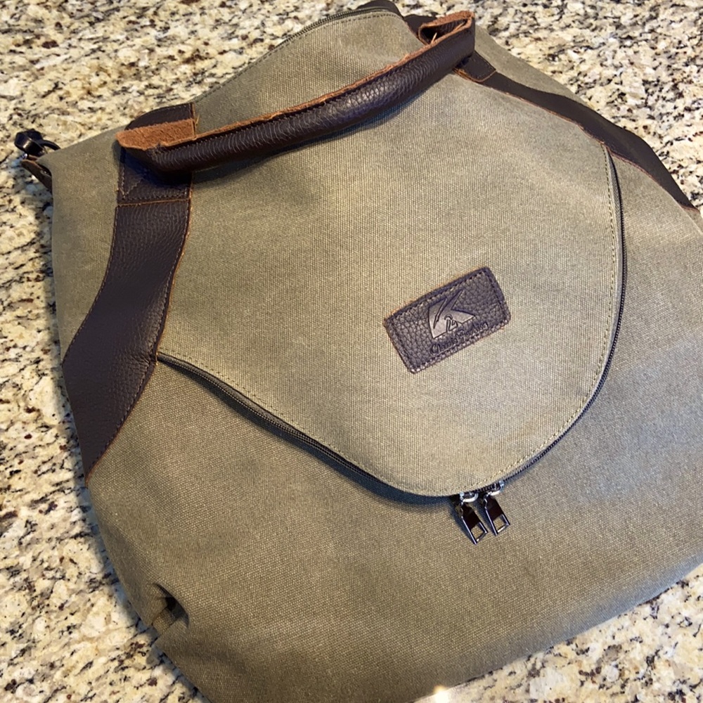 Olive/ brown purse- super roomy!